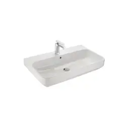 Çanakkale Seramik Fold Pro Tezgah Üstü Etajerli Lavabo 80x48