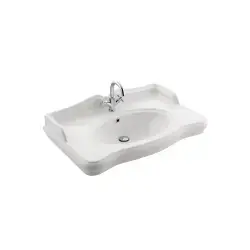 Çanakkale Seramik Victorian Etajerli Lavabo 90x56 3 Armatür Delikli