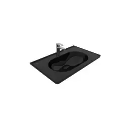 Çanakkale Seramik Zero 2.0 Etajerli Lavabo Mat Vizon 80x50