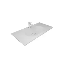 Çanakkale Seramik Zero 2.0 Etajerli Lavabo Mat Beyaz 100x50