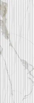 Çanakkale Seramik Pandora Mat Beyaz Dekor 40x120