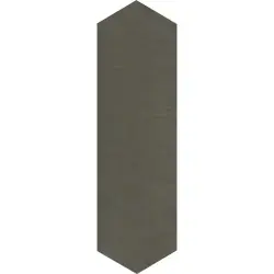 Çanakkale Seramik Hexagon Mat Siyah Yer Karosu 17,5x60