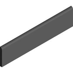 VitrA 7x30, Uni, Boyasız Süpürgelik, Siyah